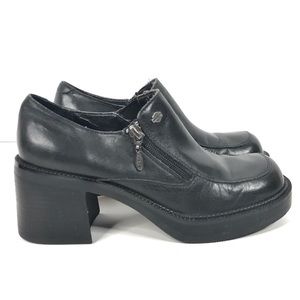 Vintage Y2K 90’s Harley Davidson Platform Chunky Heel 8.5
